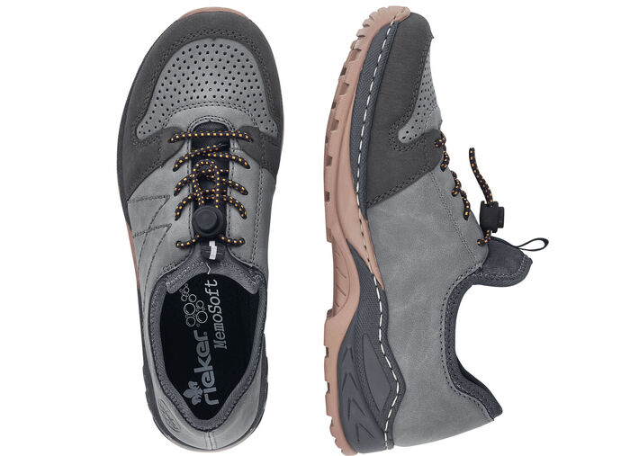 Rieker sneakers med avtagbar MemoSoft textilinlägg, 