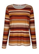 Skjorta med moderiktig randig design 