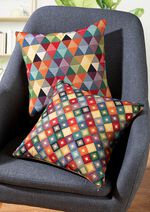 Färgglada örngott med dragkedja FÄRGRIK