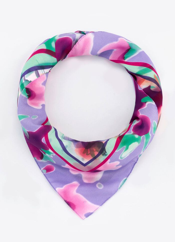 Nicki handduk med fantasiblommadesign 