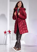 Kort kappa med avtagbar huva 