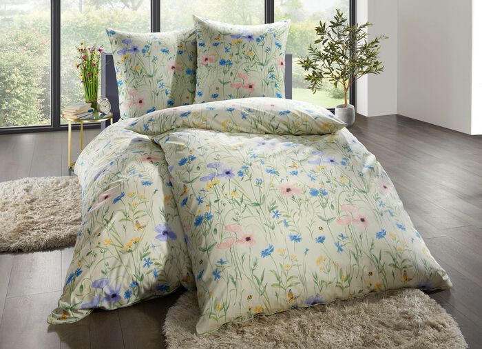 Dubbelsidigt tryckt s&auml;ngkl&auml;der med dragkedja GR&Ouml;NT