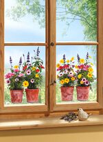 dekorativa klisterm&auml;rken, 2-delade 