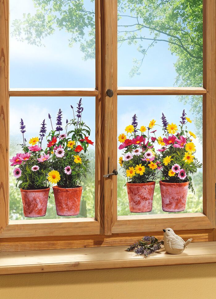 dekorativa klisterm&auml;rken, 2-delade 