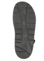 GINO GALANTE, lätta herrsandaler, tillverkade av läder KASTANIE