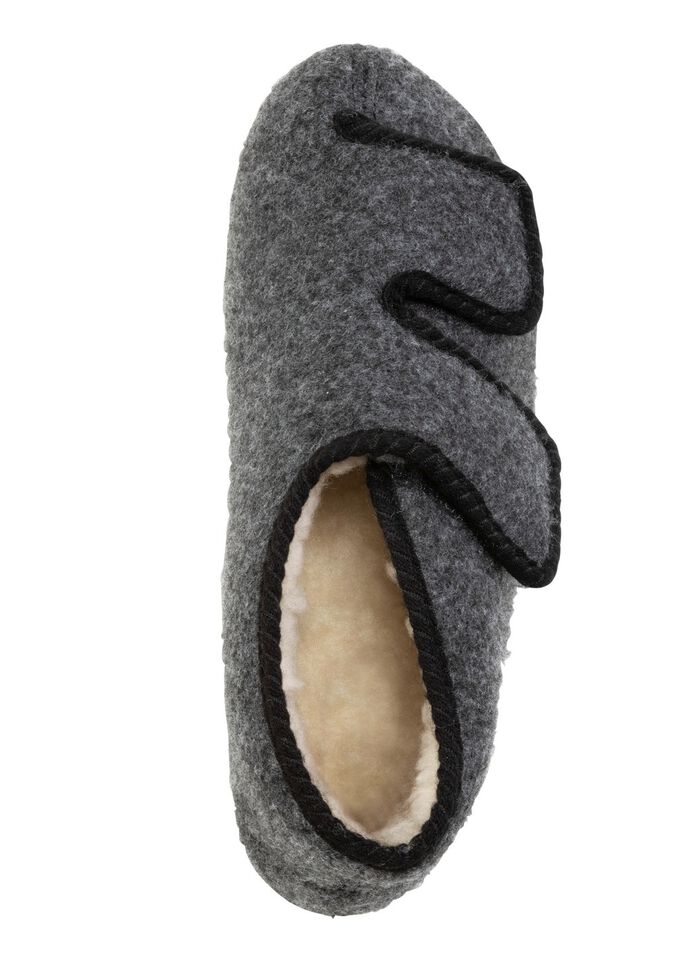 St&ouml;vlar i mjuk filt ANTRACIT