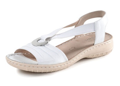 ELENA EDEN, lätta damsandaler, bredd H, med elastiskt bandage, , large