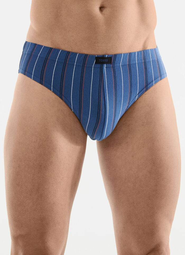Sexpack trosor med randig design, 