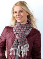 Halsduk med rutm&ouml;nster 