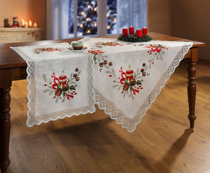 Rumsdekoration med festligt julmotiv 