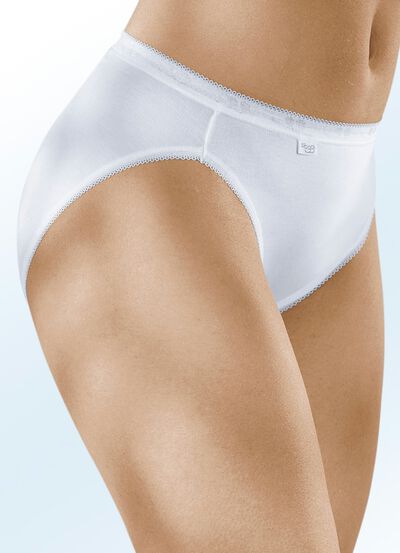 Sloggi fyra-pack kalsonger med elastiska kanter 