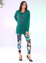 L&aring;ng skjorta med volanger i 3 f&auml;rger 