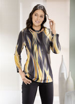 Skjorta med all-over design 