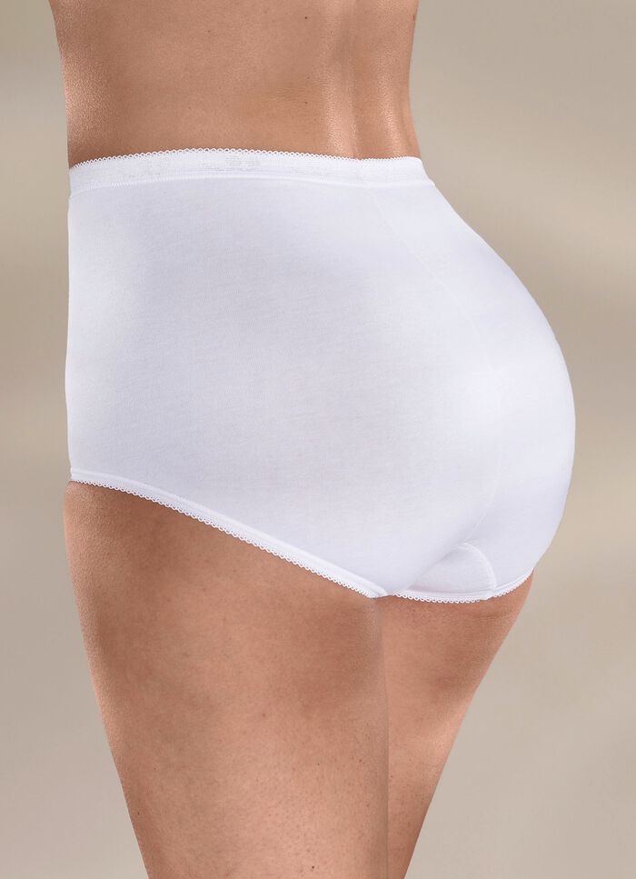 Sloggi tre-pack maxitrosor med elastiska muddar 