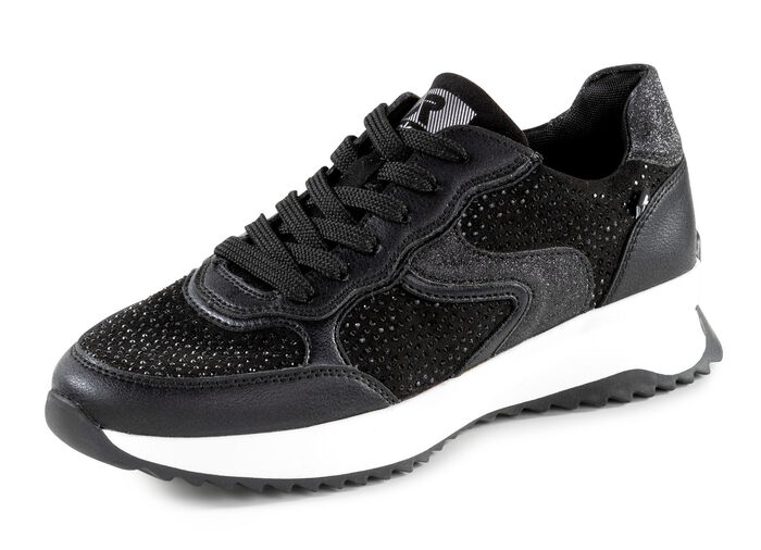 Rieker sneakers med glitterstenar, 