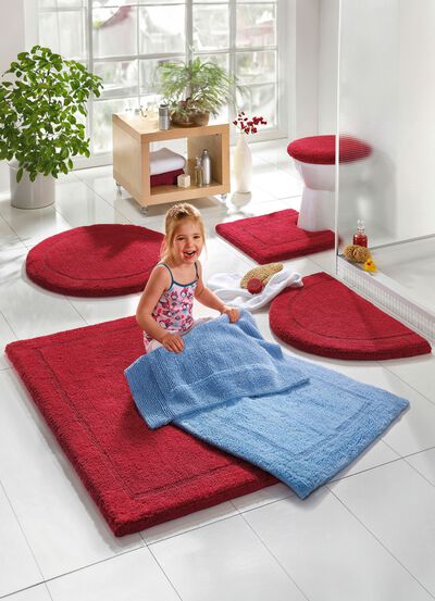 V&auml;ndbart badkarsset i 100% bomull 