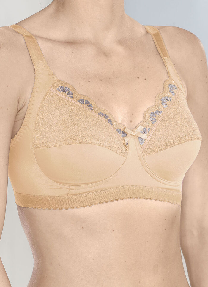 Laurina tvåpack-bh:ar med färgmatchande elastisk spets 