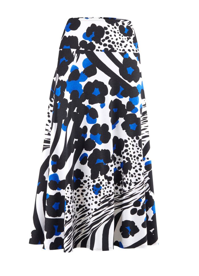 Kjol med ett smickrande, brett ok 