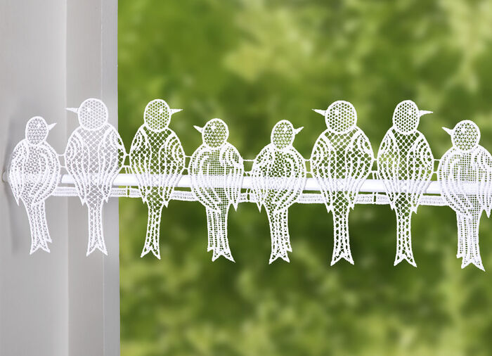 Stångdekorationssparvar med stånggång 