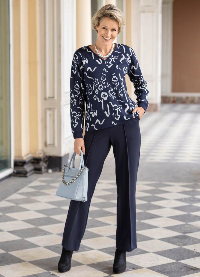 Tr&ouml;ja i jacquardm&ouml;nster 