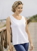 Kombinationsvänligt linne WEISS