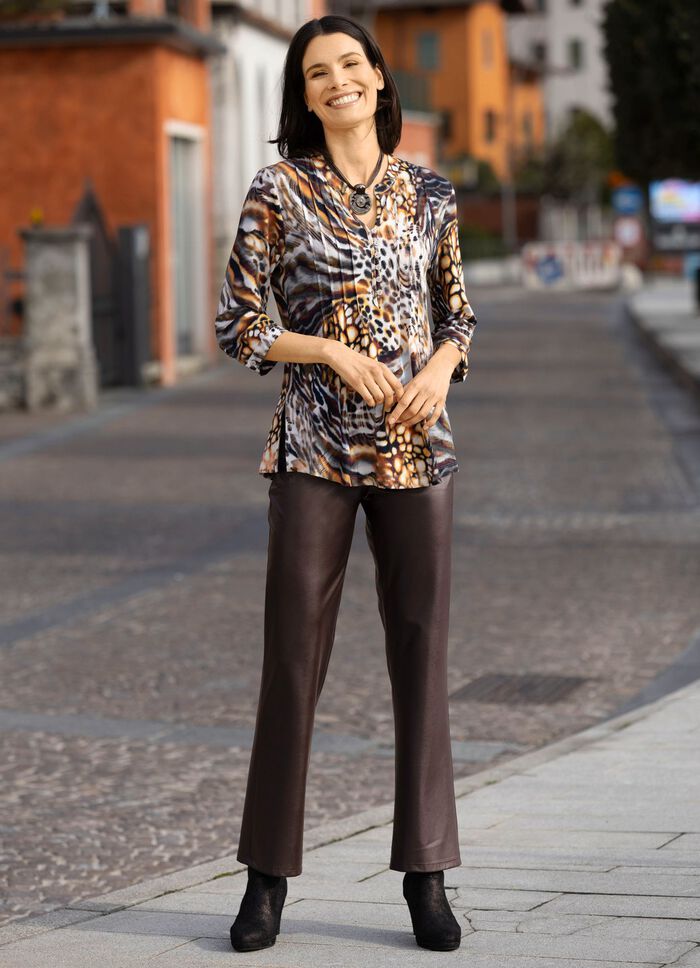 Skjorttunika med V-ringning 