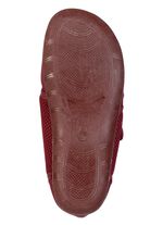 Bekv&auml;ma damskor med kardborreband, bredd H, tillverkade av mesh och textilmaterial BORDEAUX