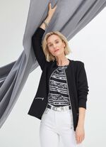 Skjortjacka med hel dragkedja 