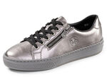 Rieker, trendiga damsneakers med dragkedja, 