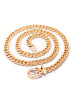 Snyggt kedjeb&auml;lte f&ouml;r kvinnor, l&auml;ngdjusterbart med sp&auml;nne 