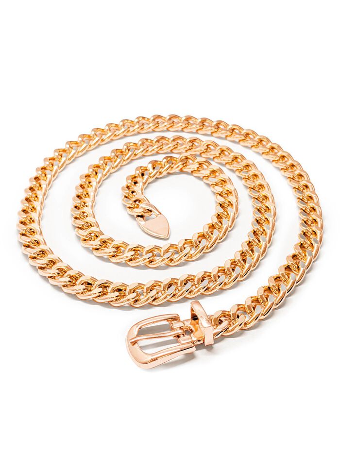 Snyggt kedjeb&auml;lte f&ouml;r kvinnor, l&auml;ngdjusterbart med sp&auml;nne 