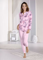 Tvåpack pyjamas, långärmad och knappslå, 