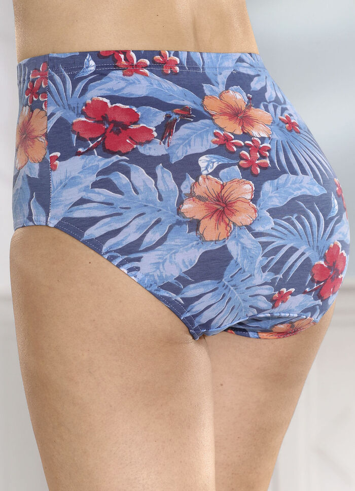 Laurina fyra-pack trosor med blommig design, 