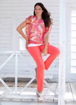 Ponchotunika med integrerad topp 