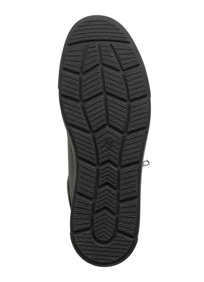 GINO GALANTE, klassiska herrsneakers, med uttagbar fotb&auml;dd SVART