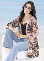 Laurina blusjacka med briljant färgtryck 