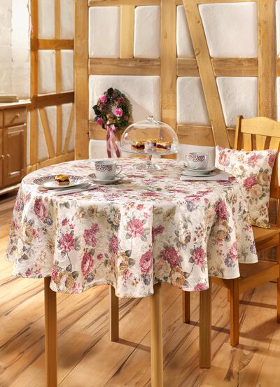 Bords- och rumsdekoration med h&ouml;gkvalitativt textiltryck 