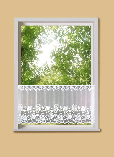 Jättebra kort persienn med stånggenomdragning 