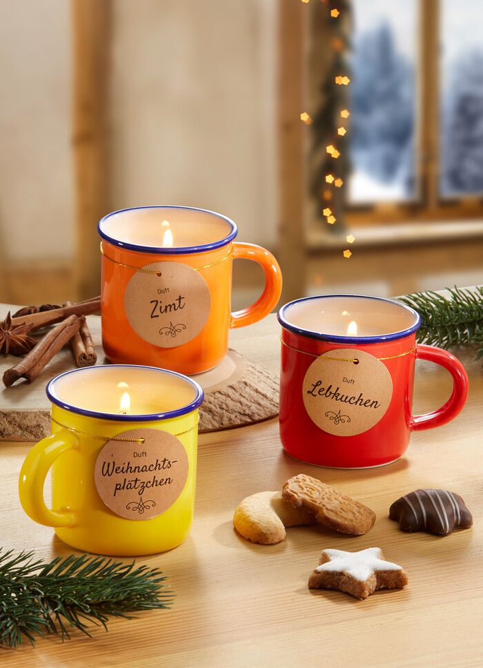 Juldoftljus, set om 3 