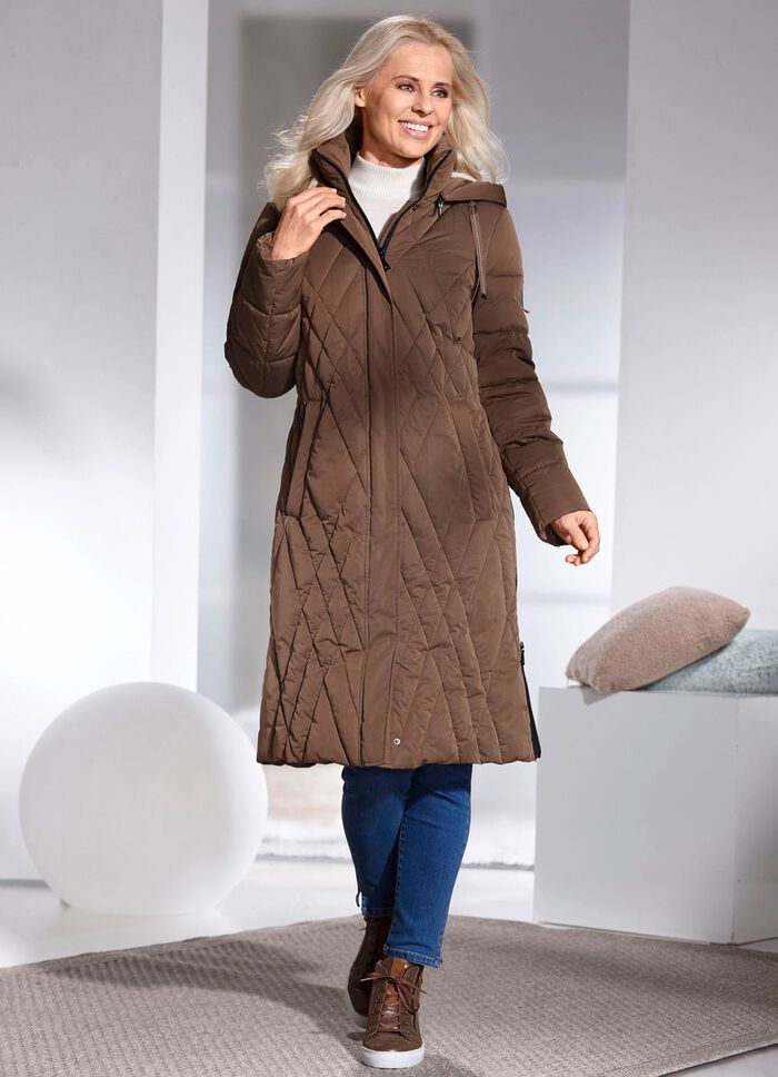 Jacka med avtagbar huva 