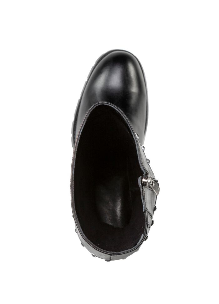 Andrea Conti st&ouml;vlar med snygga nitar SVART