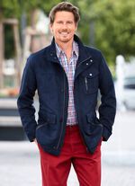 Jacka av mjuk mikrovelour 