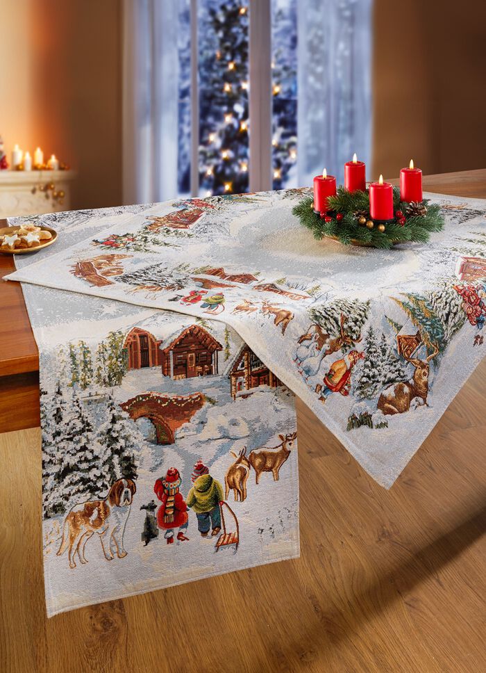 Vinterbord och rumsdekoration i gobel&auml;ngkvalitet 