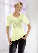 Skjorta med flatlocksöm i 2 färger PISTAGE