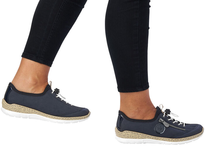 Rieker, sportiga damsneakers, med MemoSoft-innersula, 