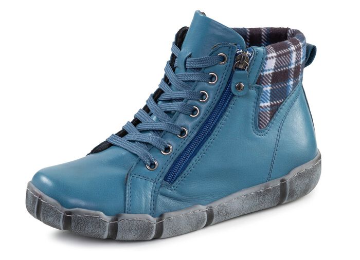 Andrea Conti sn&ouml;rst&ouml;vlar med rutig textilmanschett 