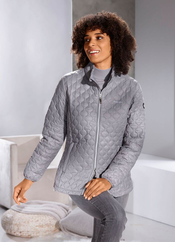 Funktionell jacka med l&ouml;kquiltning 