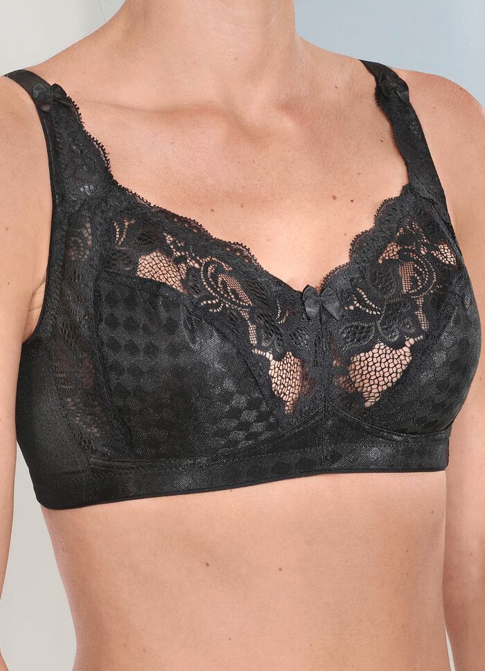 Miss Mary-bh med elastiska spetsinsatser 
