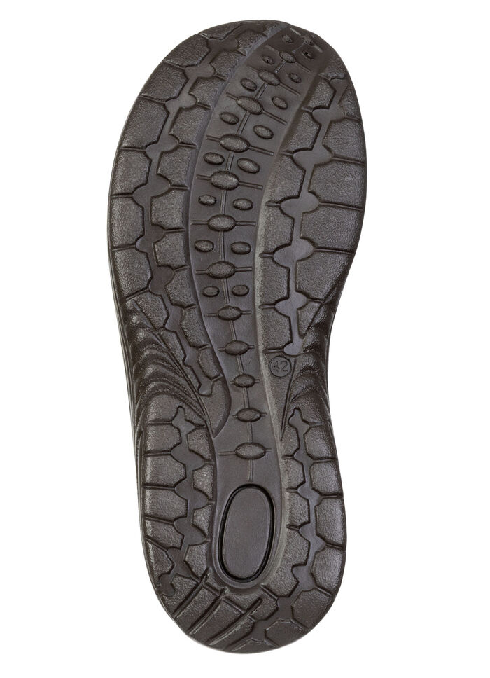 GINO GALANTE, klassiska herrslippers, med kardborrekn&auml;ppning COGNAC