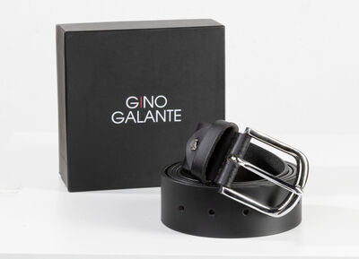 GINO GALANTE, modernt herrbälte inklusive ask, 3,5 cm brett, , large